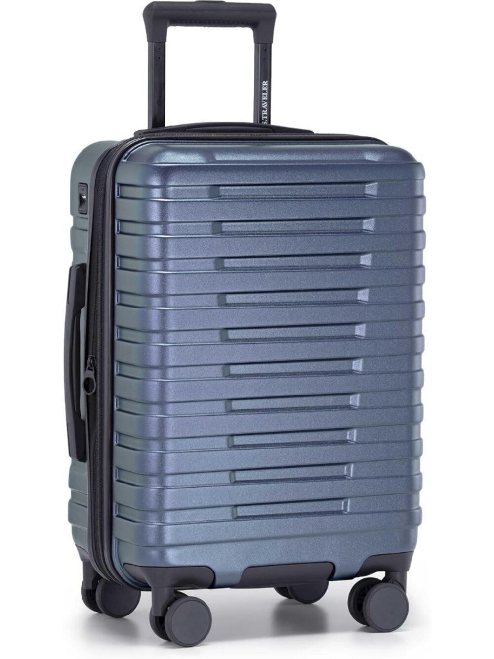 Expandable Hardside Travel Luggage with 8 Spinner Wheels, Carry-On 22-Inch